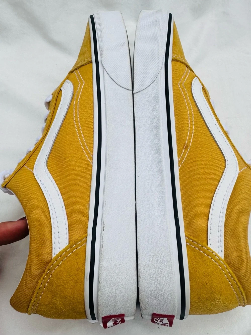 Vans yellow suede